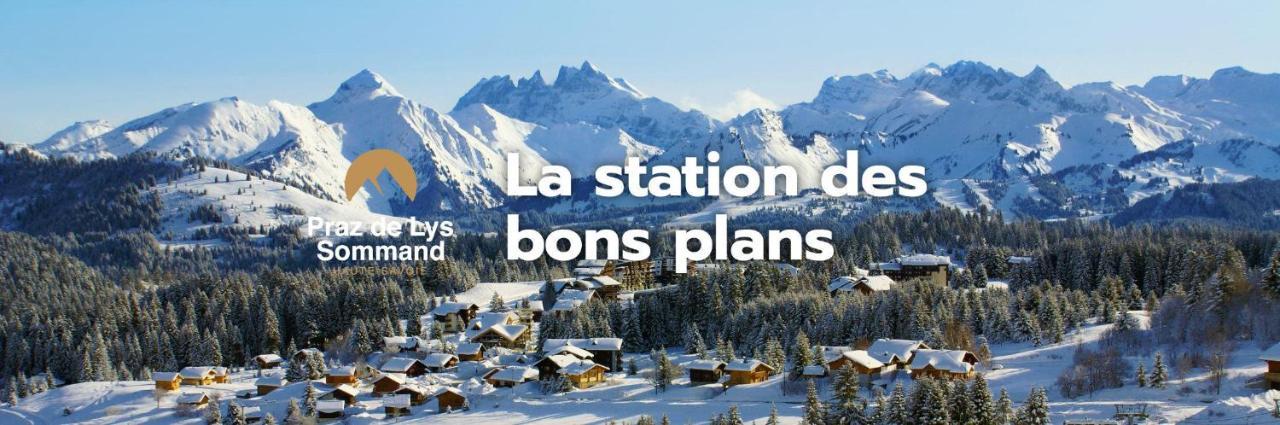 Studio Cabine Praz De Lys Taninges Extérieur photo
